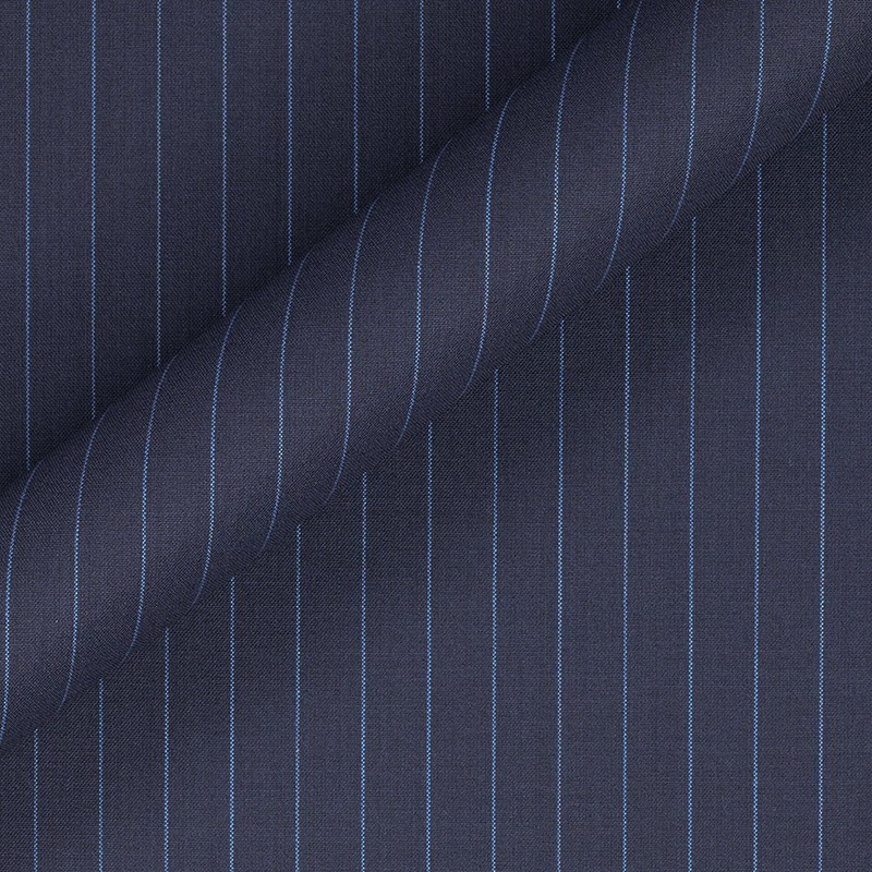 Powder Blue Pin Stripe Pattern Fabric